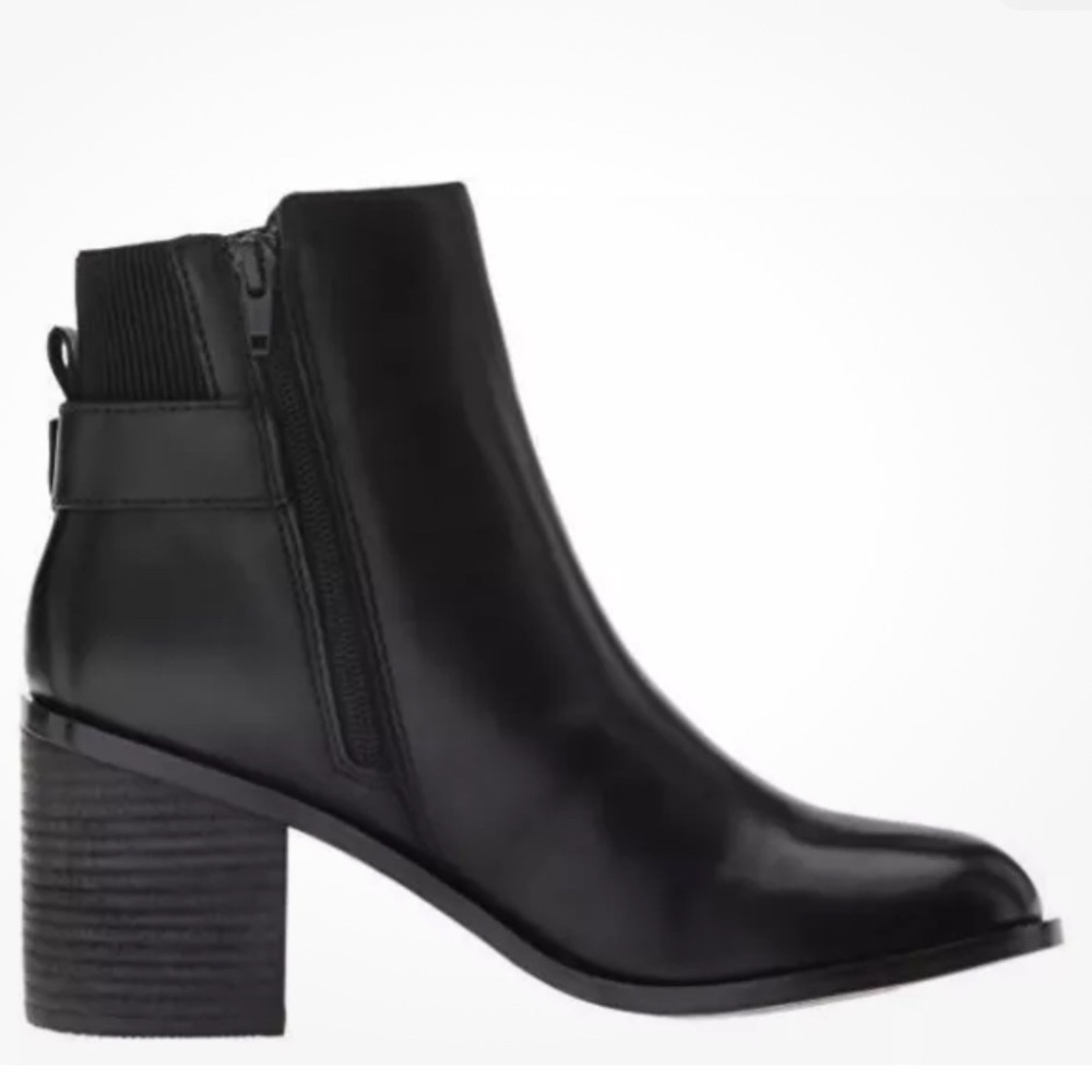 ALDO - women’s Rosaldee ankle bootie black genuine leather heeled boots size 8 - Picture 3 of 11